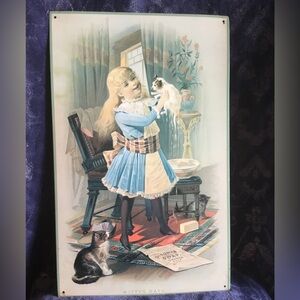 Vintage Tin Advertising Sign